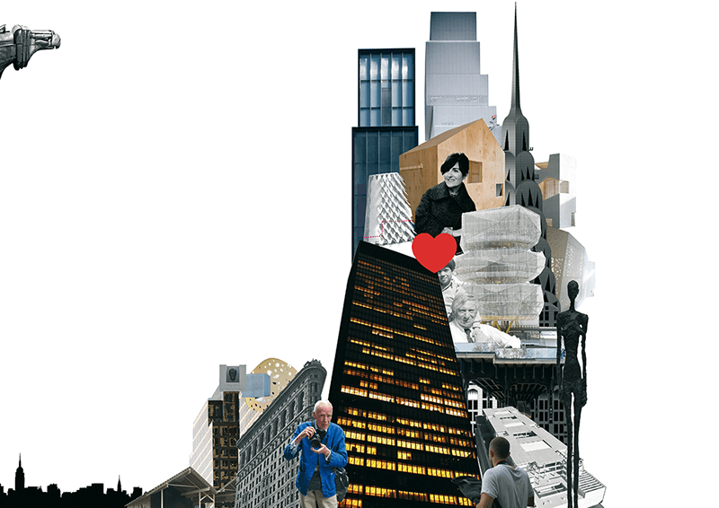 Collage de New York. Aquí, ahora.MÁRGENES ARQUITECTURA, nº6